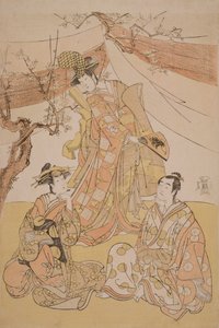 Three Actors in a Scene from 